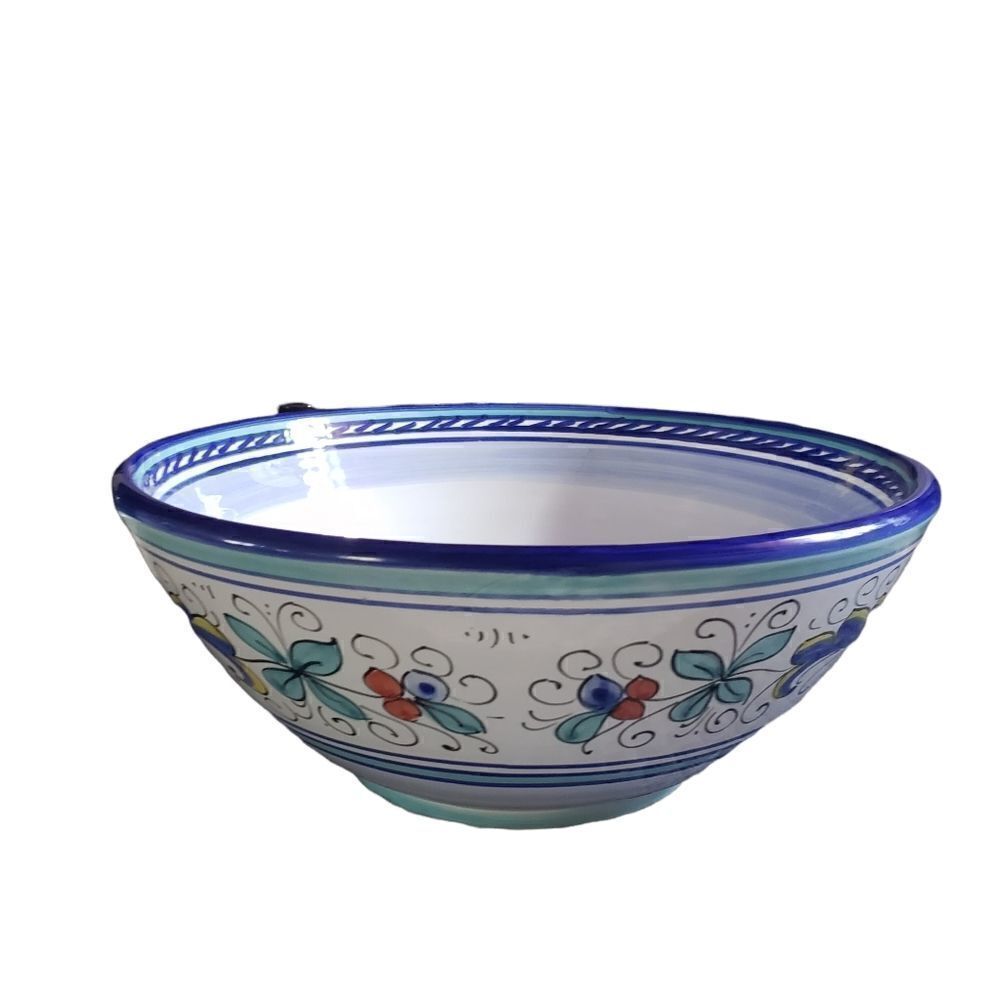 Handpainted Made in Italy Ceramic Bowl & Pitcher Set - Picture 8 of 16